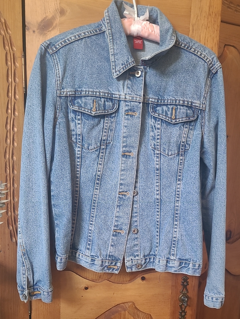 Sundance Light Wash Blue Denim Trucker Jacket